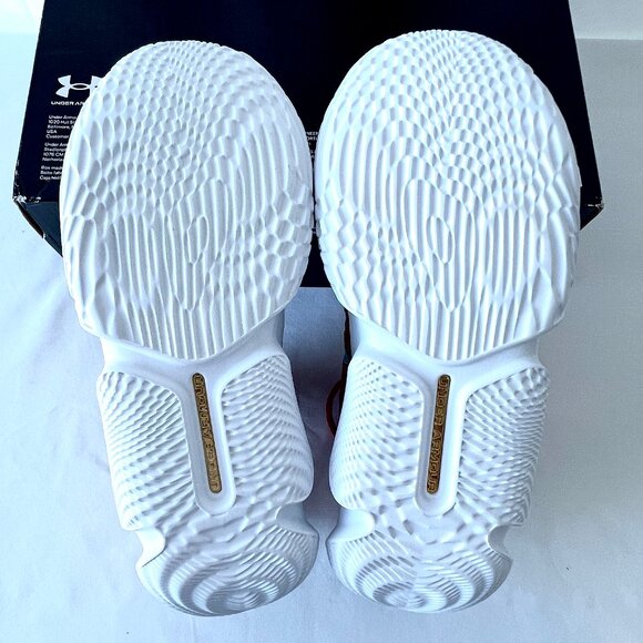 New Under Armour Flow Breakthru 4 ASG Red, Gold & White Sneakers, Size 9! - Picture 11 of 15